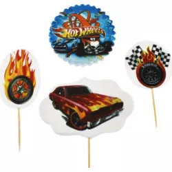 Cukorfigura tortadísz Hot Wheels