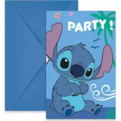 Meghívó a Stitch buli parittyára 6 darab