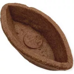 Mini tarteformázó csónak, vajsütő, sima kakaó 6,7 cm (24 db)