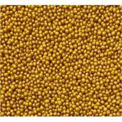 Cukorgyöngy aranyfényes 2 mm 1 kg
