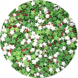 Cukorkás díszítés karácsonyi csillagokra 80g