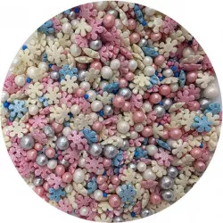 Cukorgyöngy díszítés Virágzó rét 80 g