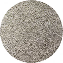 Cukrové perličky metalické bílé 2mm 80g