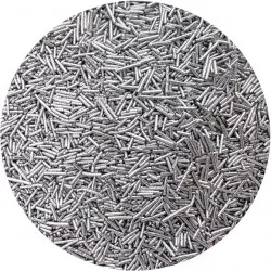 Cukorgyümölcsös bevonatú ezüst fényű rudacskák 80 g