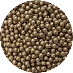 Cukorgyöngy aranyfényes 7mm 80g