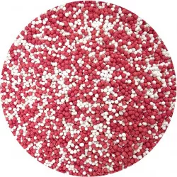 Cukorgolyók piros–fehér 80 g