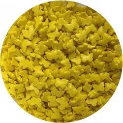 Cukorgyöngy díszítés sárgít pillangókat 80g