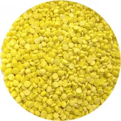 Cukorkás díszítés sárga konfetti 80g