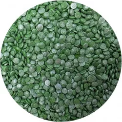 Cukorgyöngy zöld gyöngyház konfetti 80 g