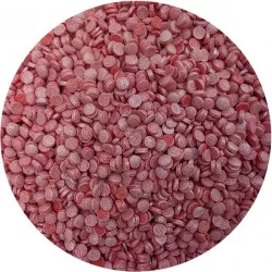 Cukrász díszítés piros gyöngyház konfetti 80 g
