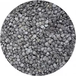 Cukorgyöngy díszítés ezüst konfetti 80 g