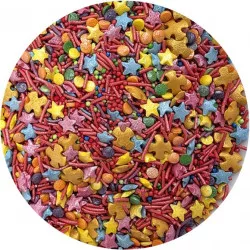 Cukorkás díszítés Csillogó tűzijáték 80 g