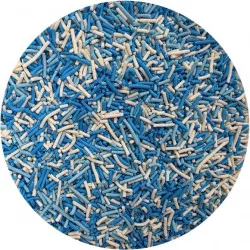 Kék-fehér bevonatú rudacukor rudakrq 80 g