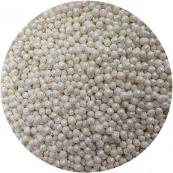 Fehér édesítő-rízs gyöngyök, 3-4 mm, 80 g