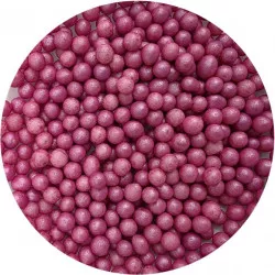 Cukor- és rizs gyöngyök sötét rózsaszínű 7mm 80g