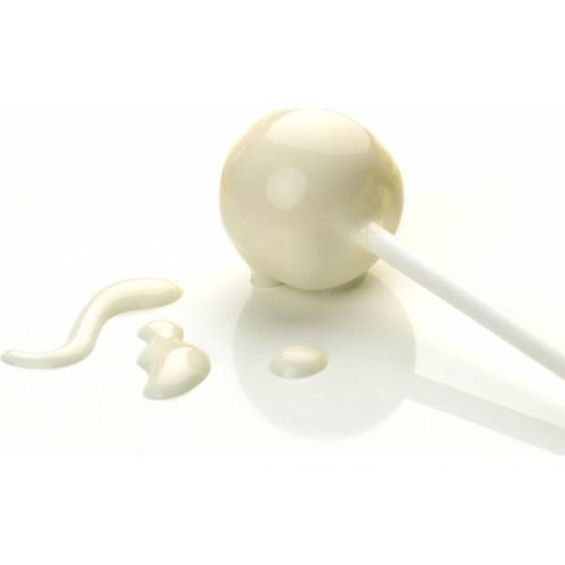 Cake pop máz gyöngyház fehér 260g