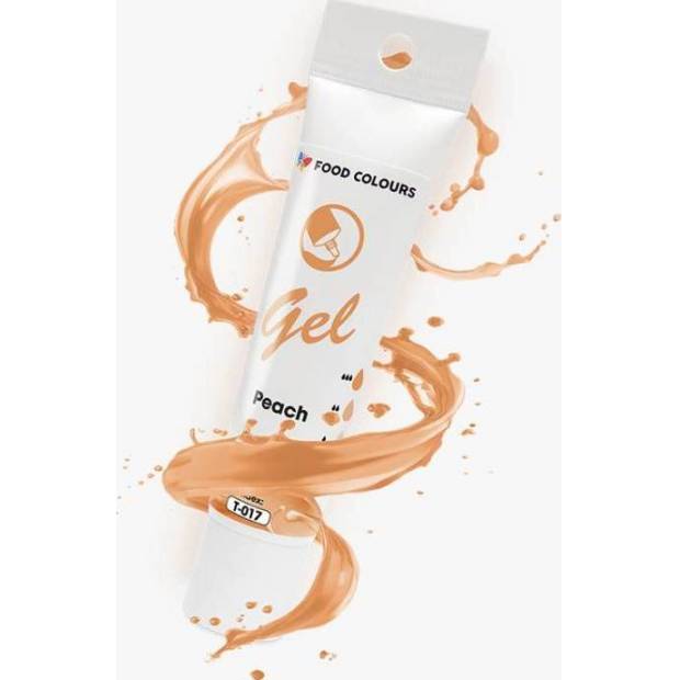 Food Colours zselés festéktubus Peach 30 g