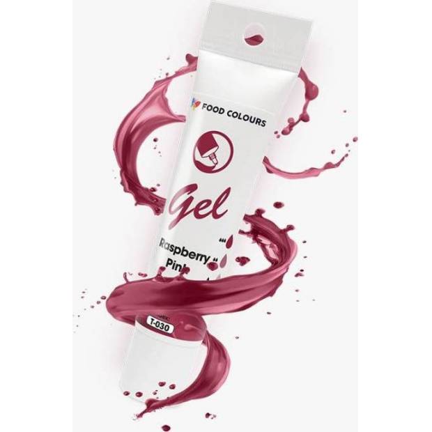Food Colours gélfesték tubus Málna rózsaszín 30 g