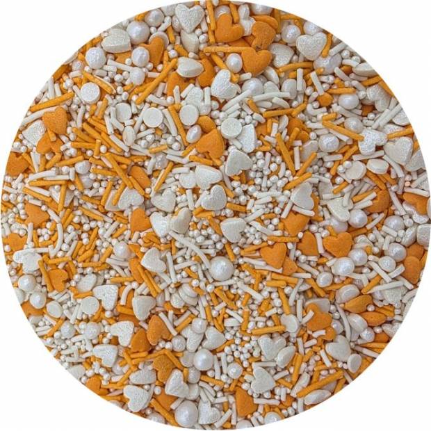 Cukros díszítés Narancs mix 80g
