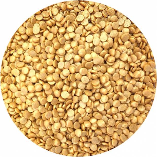 Cukros dekorációs arany konfetti 80g