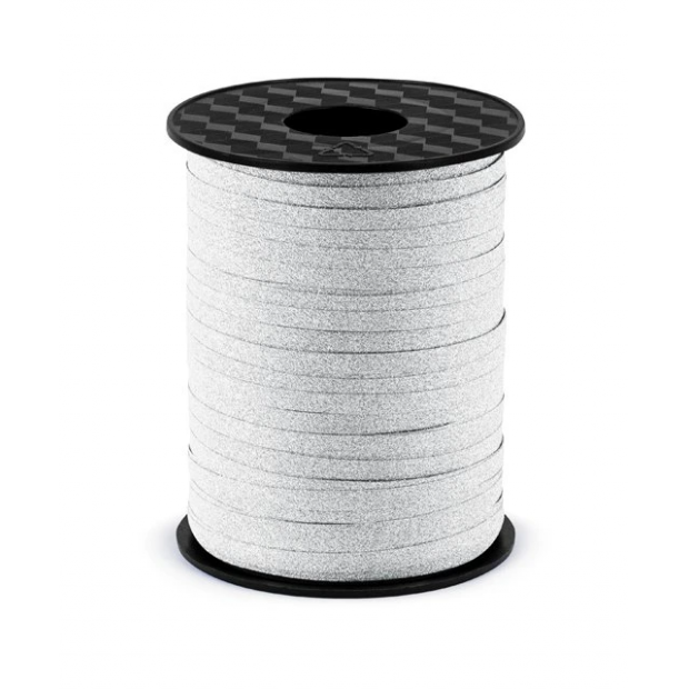 Szalag csillogó ezüst 5mm/225m