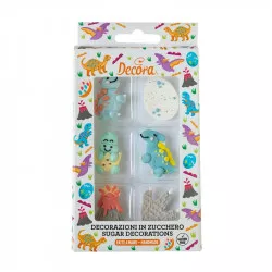 Cukorka díszítő dinoszaurusz 6 db