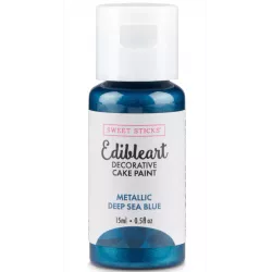 Metál fényű folyékony festék, 15 ml — Deep Sea Blue