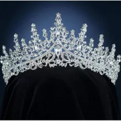 Nem evő dekoráció fémdísz ezüstkorona