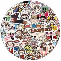 Ingyen ehető kivágó papír Labubu mind 19,5 cm