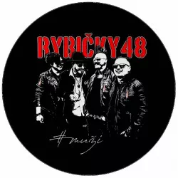 Ehető papír Rybičky 48 black 19,5 cm