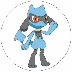 Riolu süthető papír pokémania 19,5 cm