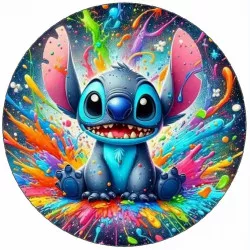Tapítható papír Stitch és színek 19,5 cm - Pictu Hap