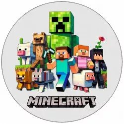 Tojáspapír Minecraft all 19,5cm - Pictu Hap