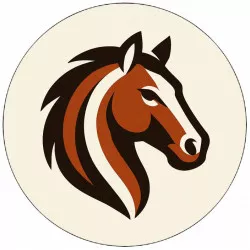 Enni papír ló logó 19,5 cm