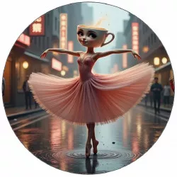 Szerethető lapos desszert Ballerina Cappuccina 19,5 cm - Pictu Hap