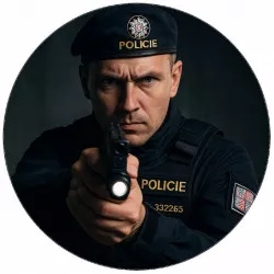 Ehető rendőrségi papír 19,5 cm