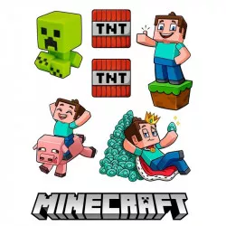 Ingyen ehető Minecraft papír vágáshoz A4 - Pictu Hap