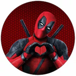 Deadpool 19,5 cm ételpapír