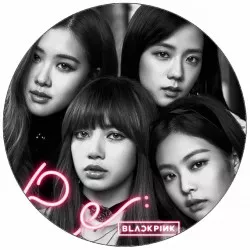 Ehető papír Black Pink 19,5 cm