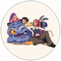 Kemény Rágópapír K-pop Démonvadász anime 19,5 cm