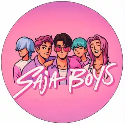 Tapítható K-pop Démonvadász Saja Fiúk 19,5 cm