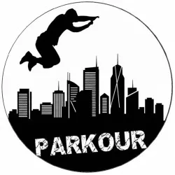 Ehető papír parkour ugrás grafika 19,5 cm