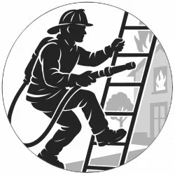 Enni papír tűzoltó grafika 19,5 cm