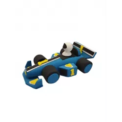 Kék nem ehető cukorkás díszítés 11x9x6 cm