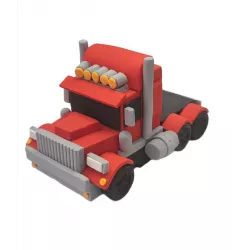 Amerikai Rabszállító nem ehető cukorkatorta dekoráció 12x8x7cm