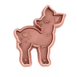 Savasszögű formázó, rénszarvas 7,5 cm