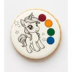 Mézeskalácsos rajzlap egyszarvú 25 g