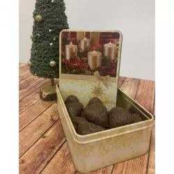 Csatos süthető doboz karácsonyi süteményhez 21x17x8 cm