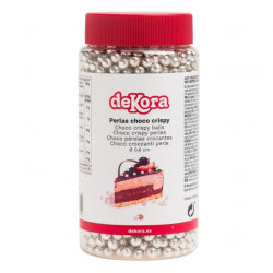 Csokoládé gyöngy ezüstös O 0,5 mm 350 g