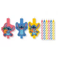 Születésnapi gyertyák Stitch-nek